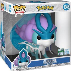 Limited Edition FUNKO POP! SUICUNE #1048 POKEMON Jumbo WONDERCON 2025 Exclusive